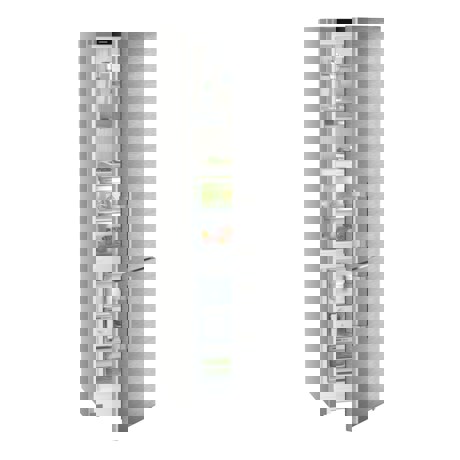 Combina frigorifica Liebherr CBNsda 575i Prime, NoFrost, BioFresh, 60 cm, 362 l, EasyTwist-Ice, SmartDeviceBox, SoftTelescopic, Sertar Meat & Dairy, Clasa A, SmartSteel